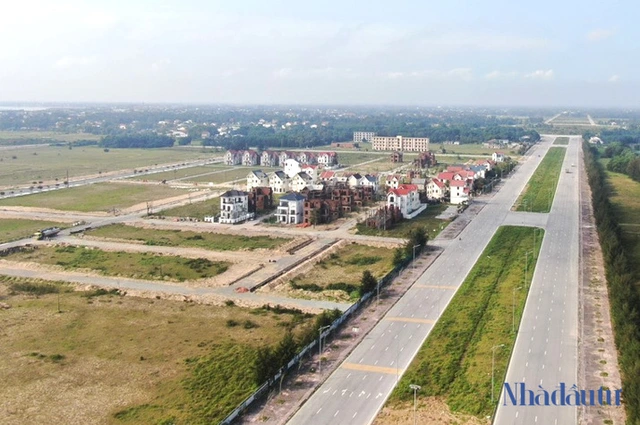 Một dự án bất động sản ở thị xã Cửa Lò, Nghệ An. Ảnh: Văn Dũng